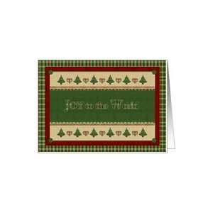 Christmas Quilting Card