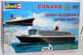 Revell Model   Queen Mary 2 & Queen Elizabeth 2 712  