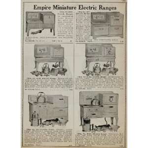   Toy Electric Range Stove Oven   Original Print Ad