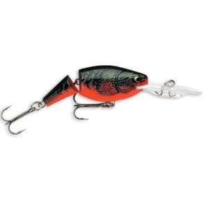 Rapala Jointed Shad Rap 07 Fishing Lures, 2.75 Inch, Red Crawdad 
