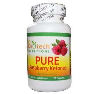  Biotech Nutritions Pure Raspberry Ketones 500 mg 120 