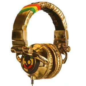    Skullcandy Ti SCBTI Gold Foil/Rasta Stereo Headphones Electronics
