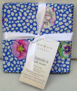   CLASSICS BLUE 6 Charm Pack Quilting Fabric Squares Westminster  
