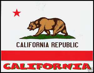 California State Flag T Shirt New 8 Sizes 3 Colors  
