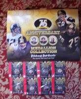 2007 75th Pittsburgh Steeler coin set & 2006 football  