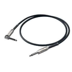  Proel Instrument Cable 1/4 Inch To 1/4 Inch Right Angle 20 