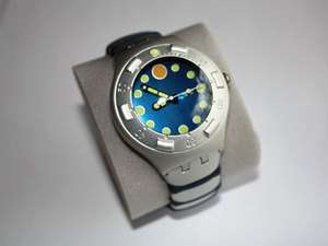 New SWATCH Mens Hydrospace Irony Scuba Submariner Blue Diver Watch 