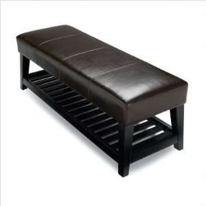   Sofas to Go AL SKYE O BYC FUD Tyson Leather Ottoman Furniture & Decor