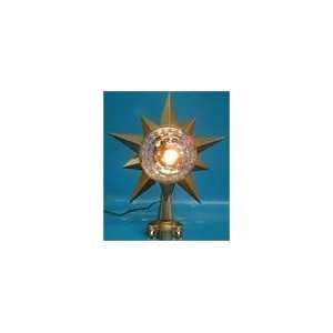   Lighted Rotating Color Changing Gold Star Christmas