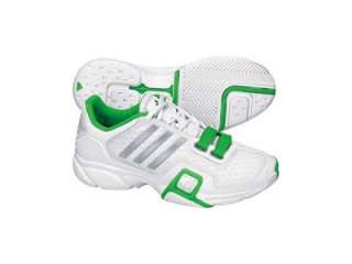New Adidas Barricade Prep Training Tennis Hard Court Shoes White Green 