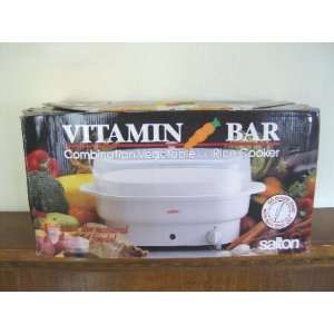 SALTON VITAMIN BAR COMBINATION VEGETABLE & RICE COOKER  