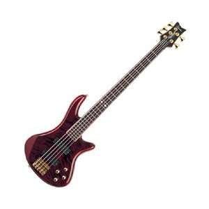  Schecter Stiletto Elite 5 Electric Bass (5 String, Black 