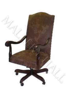 Linen Tobacco Swivel Desk Petite Chair   Your Dreams Just Came True