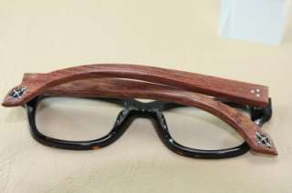   Wood Temple eyeglass glass Plastic 8318 7075D Tortoise shell  