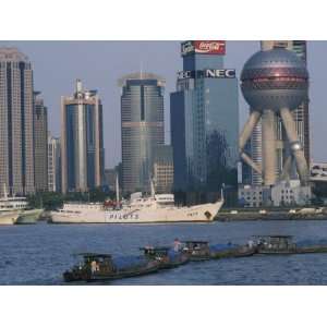  Oriental Pearl TV Tower and High Rises, Shanghai, China 