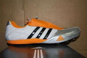   Jump PV Silver/Orange Mens Track And Field Spikes 117507 sz 15  