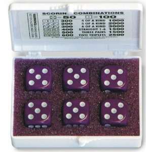  Original Pocket Farkel Flat Pack   Purple Toys & Games