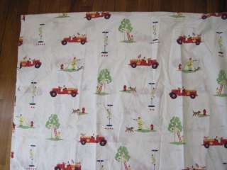   KIDS Red Fire Truck Firefighters To The Rescue Duvet Cover TWIN  