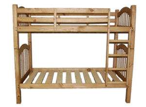 Honey Rustic Twin Bunk Bed MDR02 90 BUNKBED  