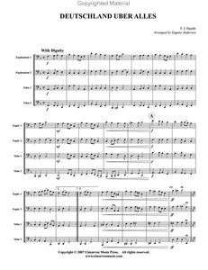  Euphonium Quartet Deutschland Uber Alles by Franz Haydn arr Anderson
