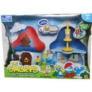  Smurfs 2 Inch Articulated Mini Figure Playset Smurf with 
