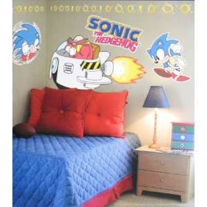  Sonic the Hedgehog Action Shots Vinyl Wall Clings