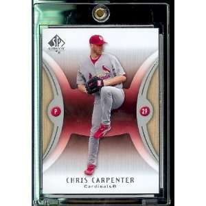  2007 Upper Deck SP Authentic # 47 Chris Carpenter   Cardinals   MLB 