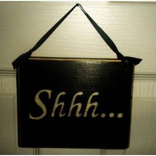 Chic Shabby SHHH BABY / SPA wood sign CHOOSE COLOR