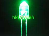 20 LEDs 3mm Green LED Ultra Bright Free Resistors  