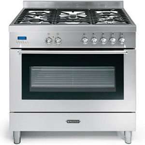   Range With 1 Large Convection Oven   Stainless Steel Finish 