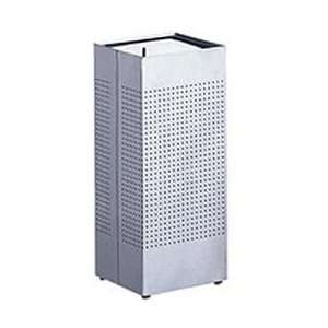  Square Sand Top Urn, Stainless Steel, 10.75Sq X 26H 