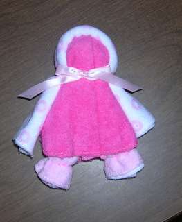 NEW** WASHCLOTH DOLLS~BABY SHOWER FAVOR~DIAPER CAKES  