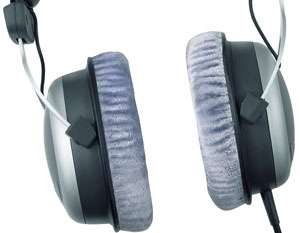 Velour earpads make long periods of extended listening easy on the 