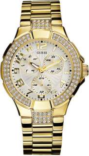 NEW GUESS GOLD PRISM MULTIFUNCTION LADIES WATCH G13537L  