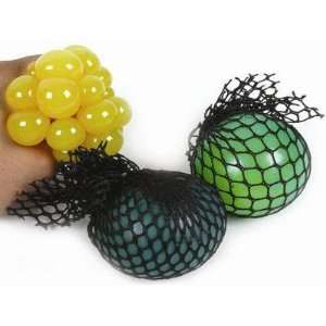  Set of 12 Mesh Squish Balls   Changes Color Everything 
