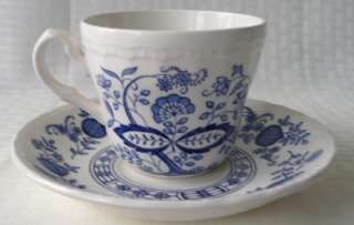 Blue Heritage Wedgwood China CUP & SAUCER set Vintage  