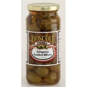 Boscoli Olives Stuffed with Jalapenos  Grocery & Gourmet 