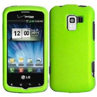 Neon Green Hard Case Cover for LG Enlighten VS700 by HRTWireless