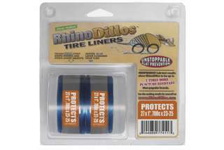 Rhinodillos Bicycle Tire Liners ORANGE 700 x 23 25c Flat Prevention 