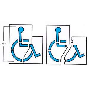 Handicap Parking Stencil Kit 72 