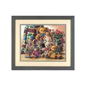  Gold Collection Teddy Bear Gathering Counted Cross Stitch 