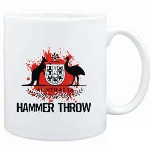  Mug White  AUSTRALIA Hammer Throw / BLOOD  Sports 