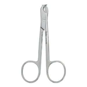  WHITE Toenail Scissors, 4 1/2 (11.4 cm) Health 