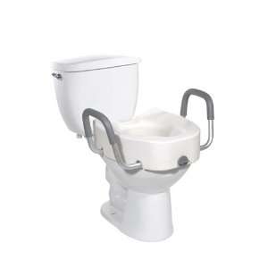  Premium Elongated Raised Toilet Seat with Arms Health 