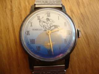 POBEDA wrist watch man, USSR in 1980`s., Zodiac sign  