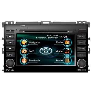   Digital LCD Car GPS iPod DVD Player for Toyota Prado Electronics