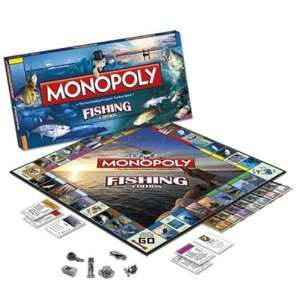  New   Fishing  Prized Catch Monopoly by USAopoly Pet 