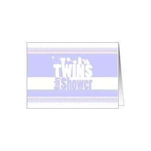  Twins Blanket   Baby Shower Invitation Card Health 