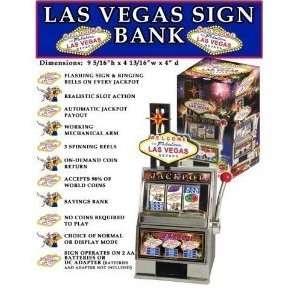    Fabulous Las Vegas Nevada Sign Slot Machine Bank Toys & Games