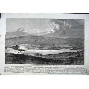   1864 Flood Sheffield Bradford Resevoir Broken Dam Art